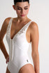 Shan Charlie-Rose Deep V-Neck One-Piece  - 42480-05-020